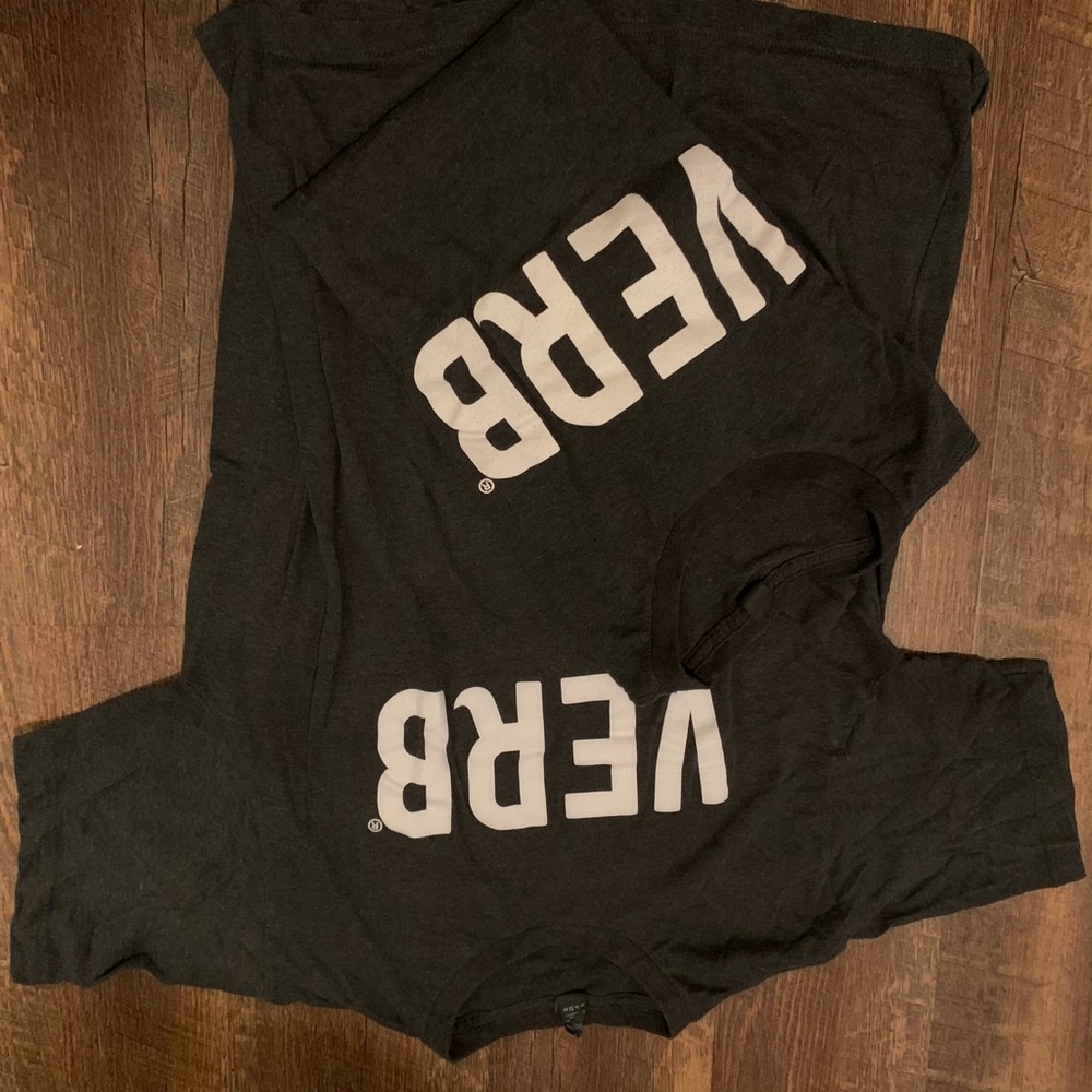 VERB Shirts Gray Medium M soft short sleeve